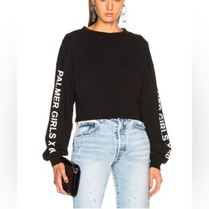 PALMER GIRLS X MISS SIXTY Long Sleeve Crop Tee